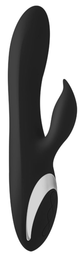 Черный вибромассажер-кролик Vibes N 2 - 22,5 см. - 0