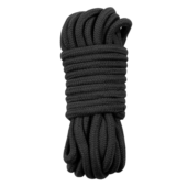 Черная верёвка для любовных игр - 10 м. - 0