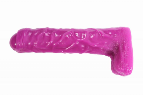 Розовый реалистичный фаллоимитатор-гигант - 65 см. - 1