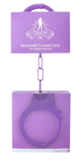 Фиолетовые наручники OUCH! Purple - 1