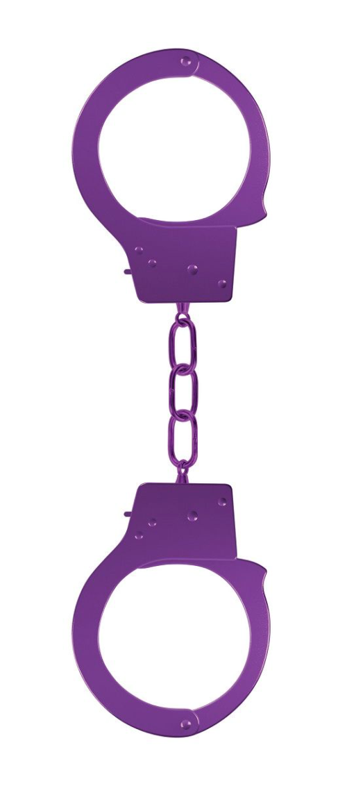 Фиолетовые наручники OUCH! Purple - 0