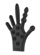 Черная стимулирующая перчатка Stimulation Glove - 1