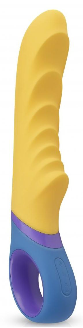 Желтый вибромассажер Tone G-Spot Vibrator - 23 см. - 0