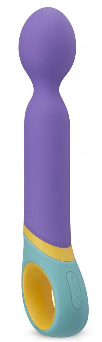 Фиолетовый вибромассажер Base Wand Vibrator - 24 см. - 0