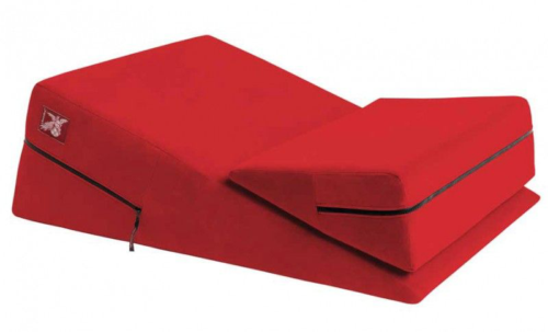 Красная подушка для секса из двух частей Liberator Wedge/Ramp Combo - 0