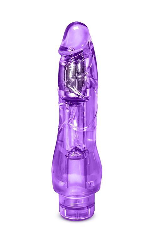 Фиолетовый вибратор-реалистик Fantasy Vibe - 22,8 см. - 0