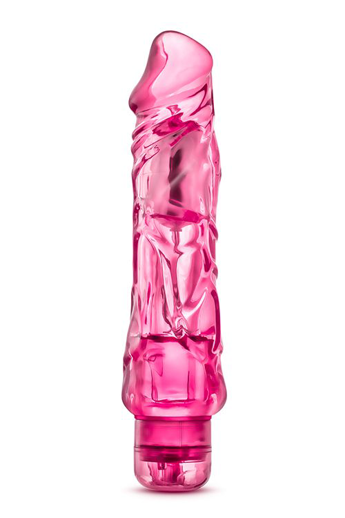 Розовый вибратор-реалистик Wild Ride - 23,5 см. - 0