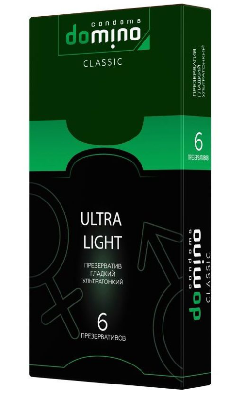 Супертонкие презервативы DOMINO Ultra Light - 6 шт. - 0