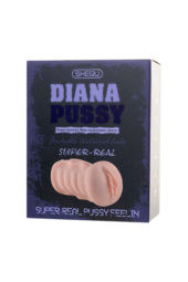 Реалистичный мастурбатор-вагина Diana - 7