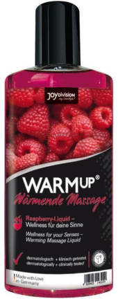 Массажное масло с ароматом малины WARMup Raspberry - 150 мл. - 0