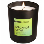 Ароматическая свеча с феромонами Natural Instinct Кедр и бергамот - 180 гр. - 0