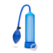 Синяя ручная вакуумная помпа Male Enhancement Pump - 0
