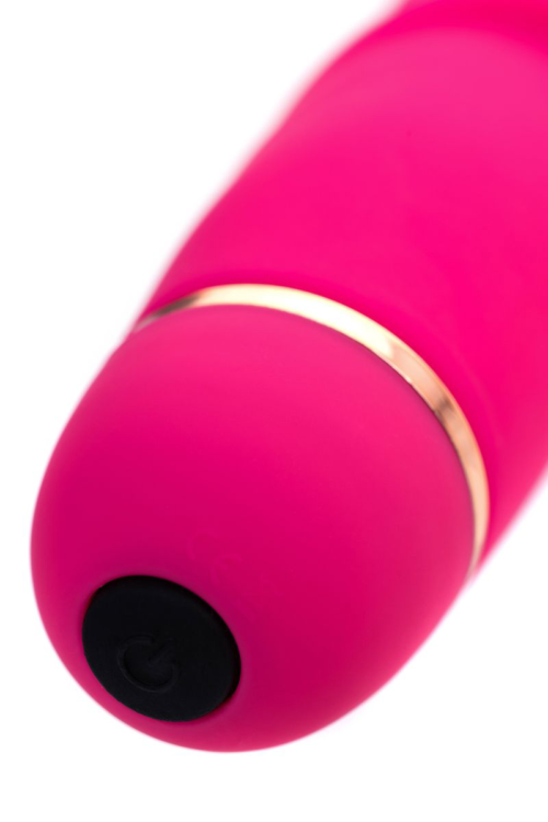Розовый ребристый вибратор Capy - 17,4 см. - 8