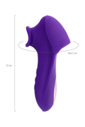 Фиолетовый клиторальный стимулятор Swizzy - 6