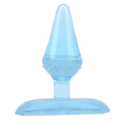 Голубая анальная пробка Gum Drops Plug - 6,6 см. - 0