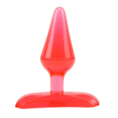Красная анальная пробка Gum Drops Plug - 6,6 см. - 0