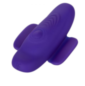Фиолетовый стимулятор в трусики Lock-N-Play Remote Pulsating Panty Teaser - 5