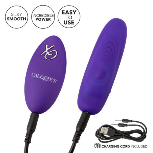 Фиолетовый стимулятор в трусики Lock-N-Play Remote Pulsating Panty Teaser - 3
