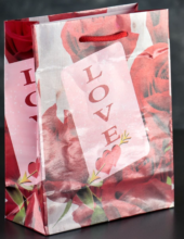 Подарочный пакет Любовь - 23 х 18 см. - 0