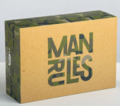 Складная коробка Man rules - 16 х 23 см. - 0
