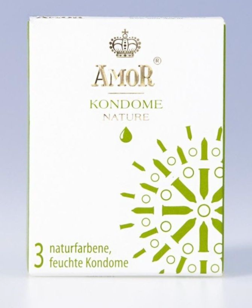 Классические презервативы AMOR Nature - 3 шт. - 0