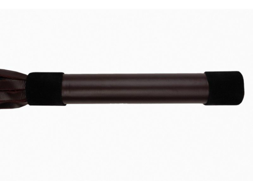 Бордовая многохвостая плеть с ручкой - 43 см. - 2