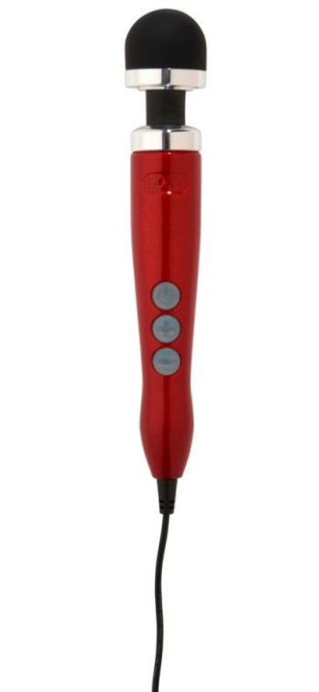 Красный вибратор Doxy Number 3 - 28 см.