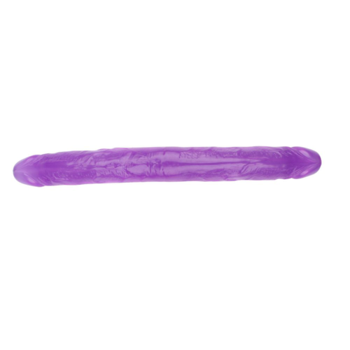 Фиолетовый двусторонний фаллоимитатор 12.8 Inch Dildo - 32,5 см. - 2