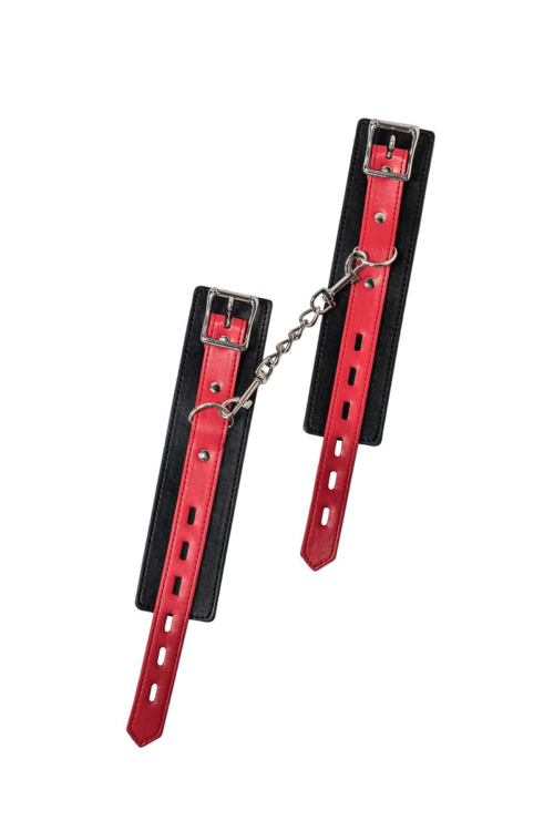 Черно-красные наручники Prelude - 2
