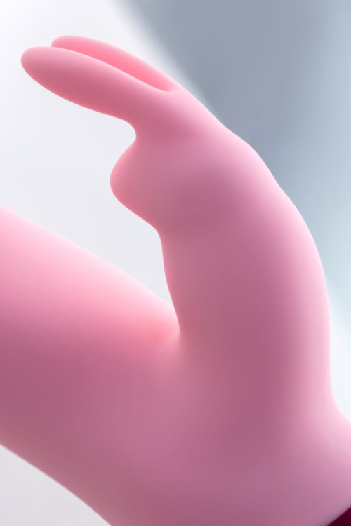 Розовый вибратор-кролик Hello Rabbit - 24,5 см. - 12
