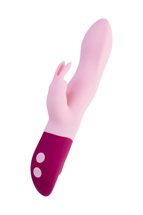 Розовый вибратор-кролик Hello Rabbit - 24,5 см. - 0