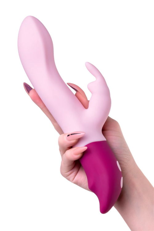 Розовый вибратор-кролик Hello Rabbit - 24,5 см. - 6