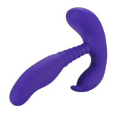 Фиолетовый стимулятор простаты Anal Pleasure Dual Vibrating Prostate Stimulator - 13,5 см. - 1