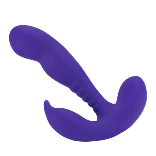 Фиолетовый стимулятор простаты Anal Vibrating Prostate Stimulator with Rolling Ball - 13,3 см. - 1