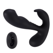 Черный стимулятор простаты Remote Control Prostate Stimulator with Rolling Ball - 13,3 см. - 1