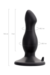 Черная анальная втулка Antlia - 10,5 см. - 6