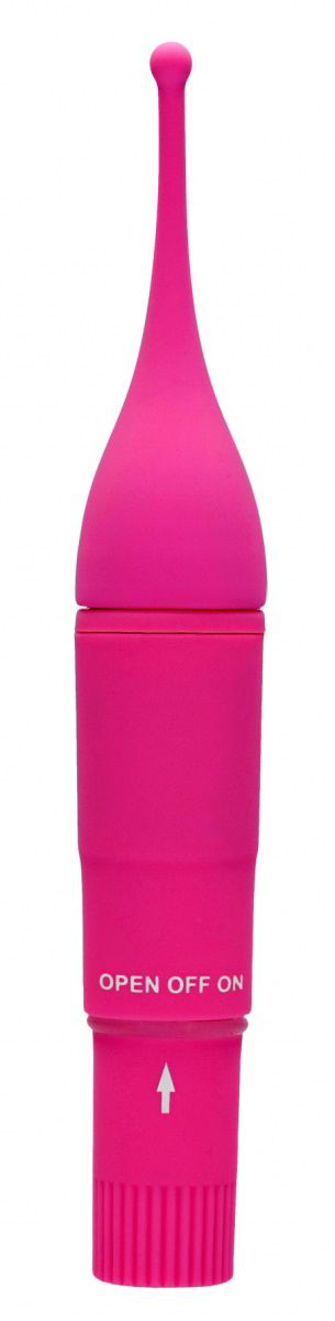 Розовый клиторальный вибромассажер Clitoral Tickler - 16,2 см. - 0