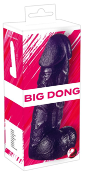 Фиолетовый фаллоимитатор Big Dong - 19 см. - 1