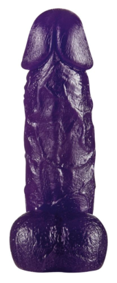 Фиолетовый фаллоимитатор Big Dong - 19 см. - 2