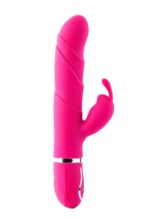 Розовый вибратор-кролик 10-SPEED FLORAL FANTASY - 22 см. - 0