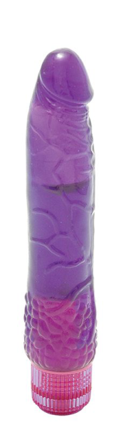 Водонепроницаемый фиолетовый вибромассажер H2O PATRIOT WATERPROOF VIBRATOR - 19 см. - 0