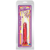 Розовый анальный стимулятор Crystal Jellies 6 Anal Starter - 11,9 см. - 1
