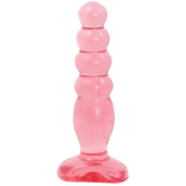 Розовая анальная пробка Crystal Jellies 5 Anal Delight - 14 см. - 0