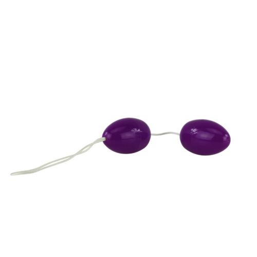 Фиолетовые анальные шарики вытянутой формы - 1