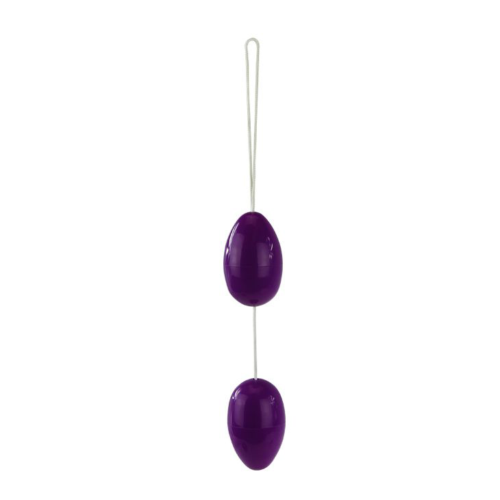 Фиолетовые анальные шарики вытянутой формы - 0
