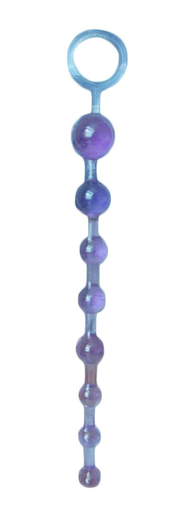 Фиолетовая анальная цепочка - 30 см.
