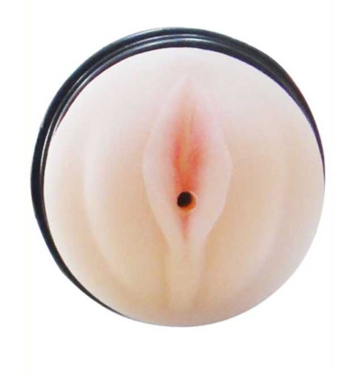 Телесный мастурбатор-вагина в футляре с вибрацией - 2