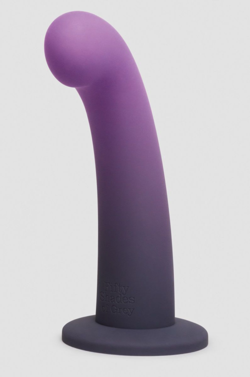 Фиолетовый, меняющий цвет фаллоимитатор Feel It Baby Colour-Changing Silicone G-Spot Dildo - 17,8 см. - 0