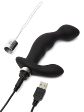 Черный вибромассажер простаты Relentless Vibrations Remote Prostate Vibrator - 15,2 см. - 2