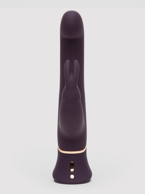 Фиолетовый вибратор-кролик Greedy Girl G-Spot Stroker Rabbit Vibrator - 24,1 см. - 2